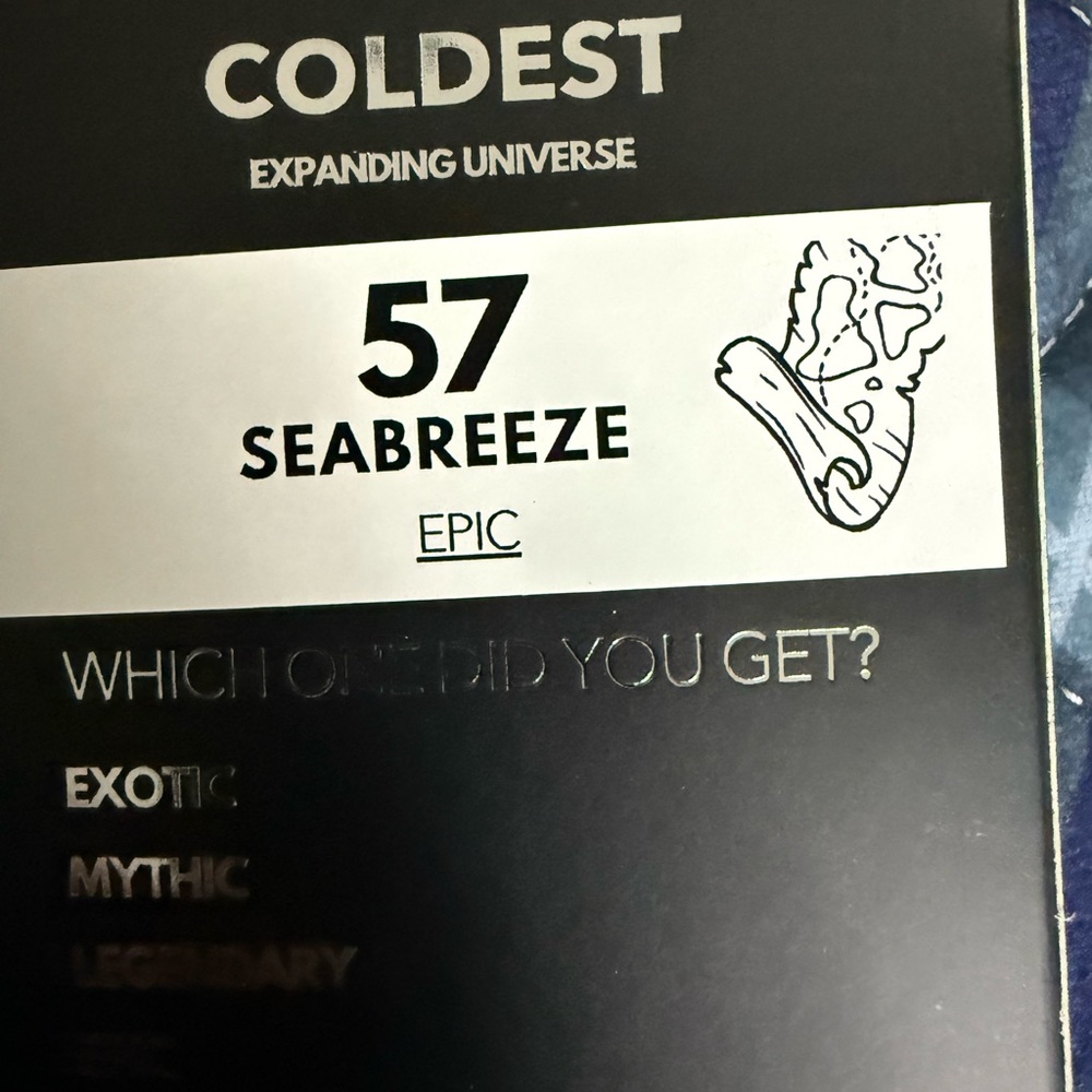 Coldest Blue Glitter Water Bottle keychain - Picture 2 of 3